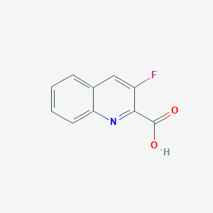 molecular formula C10H6FNO2 B3057656 3-Fluoroquinoline-2-carboxylic acid CAS No. 834884-07-0