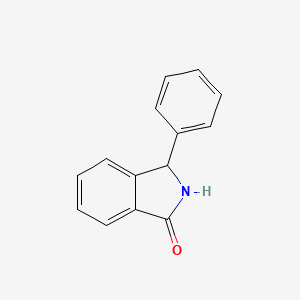 molecular formula C14H11NO B3057659 3-Phenyl-2,3-dihydroisoindol-1-one CAS No. 835-18-7