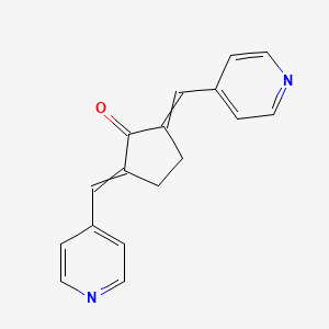 Cyclopentanone, 2,5-bis(4-pyridinylmethylene)-, (2E,5E)-