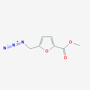 molecular formula C7H7N3O3 B3057668 Methyl 5-(azidomethyl)furan-2-carboxylate CAS No. 83608-90-6