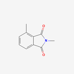 molecular formula C10H9NO2 B3057681 1H-异吲哚-1,3(2H)-二酮，2,4-二甲基- CAS No. 83844-42-2