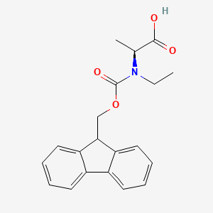 molecular formula C20H21NO4 B3057691 N-Fmoc-N-ethyl-L-alanine CAS No. 84000-09-9