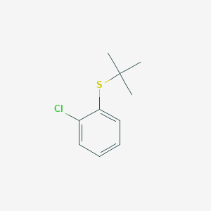 molecular formula C10H13ClS B3057694 1-(tert-Butylsulfanyl)-2-chlorobenzene CAS No. 84051-21-8