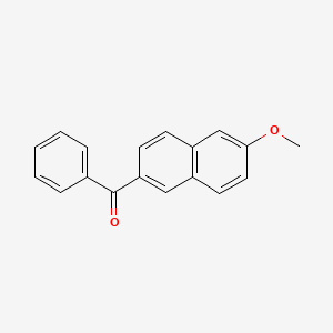 molecular formula C18H14O2 B3057704 6-Benzoyl-2-methoxynaphthalene CAS No. 84255-35-6