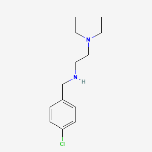 molecular formula C13H21ClN2 B3057716 N-[(4-氯苯基)甲基]-N',N'-二乙基乙烷-1,2-二胺 CAS No. 84434-83-3