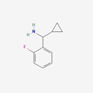 molecular formula C10H12FN B3057721 Cyclopropyl(2-fluorophenyl)methanamine CAS No. 844817-70-5