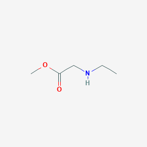 molecular formula C5H11NO2 B3057725 Methyl 2-(ethylamino)acetate CAS No. 84532-85-4