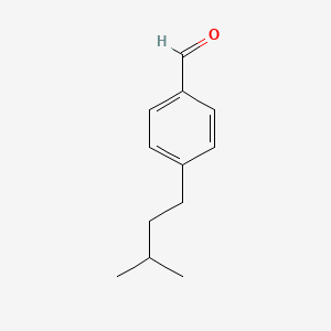 molecular formula C12H16O B3057742 p-(Isopentyl)benzaldehyde CAS No. 84682-18-8