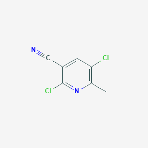 molecular formula C7H4Cl2N2 B3057745 3-Pyridinecarbonitrile, 2,5-dichloro-6-methyl- CAS No. 84703-17-3