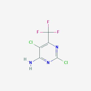 2,5-Dichloro-6-(trifluoromethyl)pyrimidin-4-amine