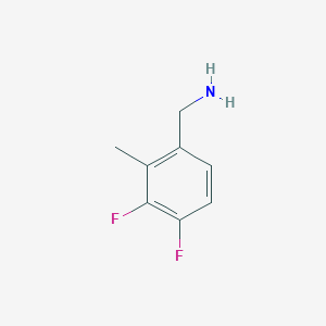 molecular formula C8H9F2N B3057749 3,4-Difluoro-2-methylbenzylamine CAS No. 847502-85-6