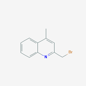 molecular formula C11H10BrN B3057761 2-(溴甲基)-4-甲基喹啉 CAS No. 848696-87-7