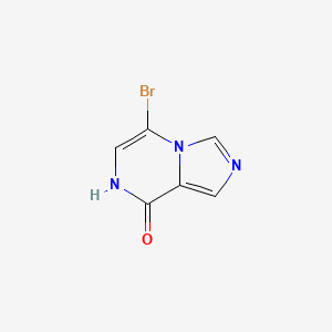 molecular formula C6H4BrN3O B3057765 5-溴咪唑并[1,5-a]吡嗪-8(7H)-酮 CAS No. 849200-66-4