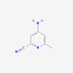 4-Amino-6-methylpyridine-2-carbonitrile