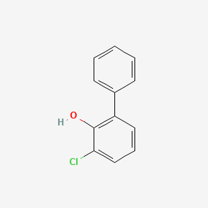 molecular formula C12H9ClO B3057776 2-氯-6-苯基苯酚 CAS No. 85-97-2