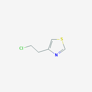 molecular formula C5H6ClNS B3057785 4-(2-氯乙基)-1,3-噻唑 CAS No. 850851-60-4