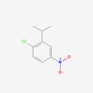 molecular formula C9H10ClNO2 B3057786 Benzene, 1-chloro-2-(1-methylethyl)-4-nitro- CAS No. 850917-80-5