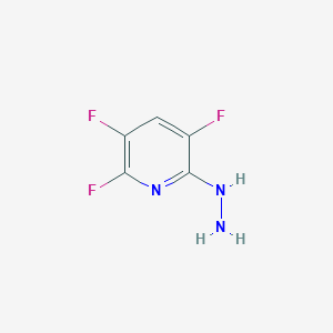 molecular formula C5H4F3N3 B3057788 3,5,6-三氟-2-肼基吡啶 CAS No. 851179-05-0