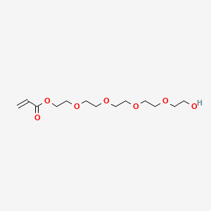 molecular formula C13H24O7 B3057791 14-Hydroxy-3,6,9,12-tetraoxatetradecyl acrylate CAS No. 85136-60-3