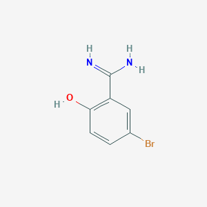 molecular formula C7H7BrN2O B3057792 4-Bromo-6-(diaminomethylidene)cyclohexa-2,4-dien-1-one CAS No. 851382-94-0