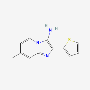 7-Methyl-2-(thiophen-2-yl)imidazo[1,2-a]pyridin-3-amine