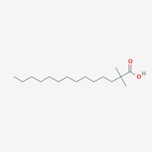 molecular formula C16H32O2 B3057803 2,2-Dimethyltetradecanoic acid CAS No. 85216-66-6