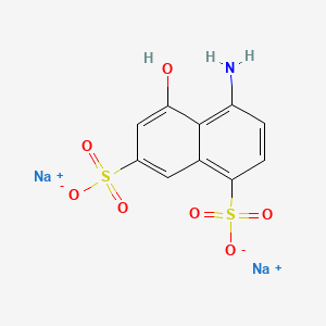 1,7-Naphthalenedisulfonic acid, 4-amino-5-hydroxy-, sodium salt
