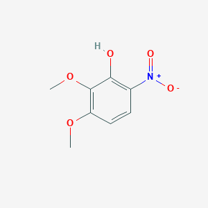 molecular formula C8H9NO5 B3057815 2,3-Dimethoxy-6-nitrophenol CAS No. 85325-83-3