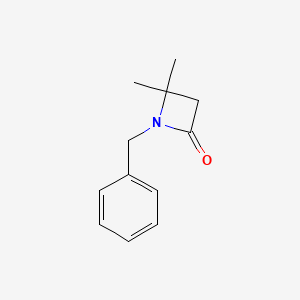 2-Azetidinone, 4,4-dimethyl-1-(phenylmethyl)-