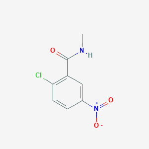 molecular formula C8H7ClN2O3 B3057825 2-chloro-N-methyl-5-nitrobenzamide CAS No. 85469-93-8