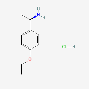 molecular formula C10H16ClNO B3057837 (R)-1-(4-Ethoxyphenyl)ethanamine hydrochloride CAS No. 856562-89-5