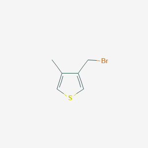 molecular formula C6H7BrS B3057843 3-(Bromomethyl)-4-methylthiophene CAS No. 856937-70-7