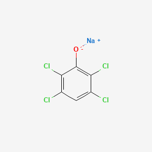 molecular formula C6HCl4NaO B3057847 Sodium 2,3,5,6-tetrachlorophenolate CAS No. 85712-07-8