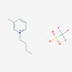 molecular formula C11H16F3NO3S B3057858 1-丁基-3-甲基吡啶三氟甲磺酸盐 CAS No. 857841-32-8