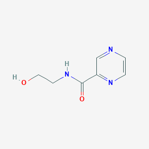 molecular formula C7H9N3O2 B3057863 N-(2-Hydroxyethyl)pyrazine-2-carboxamide CAS No. 85817-19-2