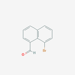 molecular formula C11H7BrO B3057869 8-Bromo-1-naphthaldehyde CAS No. 85864-82-0