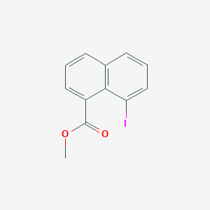 molecular formula C12H9IO2 B3057870 1-Naphthalenecarboxylic acid, 8-iodo-, methyl ester CAS No. 85864-85-3