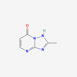 molecular formula C6H6N4O B3057871 2-Methyl-[1,2,4]triazolo[1,5-A]pyrimidin-7-OL CAS No. 85871-91-6