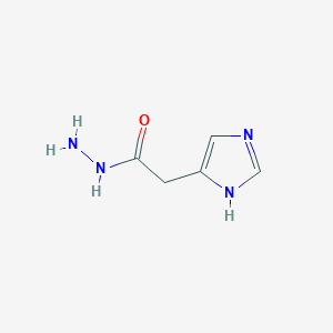 molecular formula C5H8N4O B3057872 2-(1H-Imidazol-5-yl)acetohydrazide CAS No. 858954-56-0