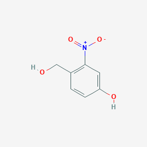 molecular formula C7H7NO4 B3057885 4-(Hydroxymethyl)-3-nitrophenol CAS No. 86031-17-6