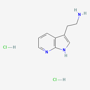 molecular formula C9H13Cl2N3 B3057888 2-(1H-Pyrrolo[2,3-b]pyridin-3-yl)ethanamine dihydrochloride CAS No. 860362-70-5