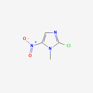 molecular formula C4H4ClN3O2 B3057889 2-Chloro-1-methyl-5-nitro-1H-imidazole CAS No. 86072-07-3