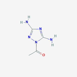 1H-1,2,4-Triazole-3,5-diamine, 1-acetyl-