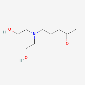 5-[Bis(2-hydroxyethyl)amino]pentan-2-one