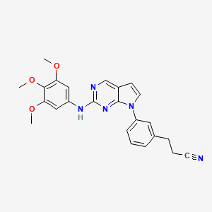 molecular formula C24H23N5O3 B3057917 角质形成细胞分化诱导剂 CAS No. 863598-09-8