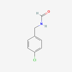 molecular formula C8H8ClNO B3057921 N-(4-氯苄基)甲酰胺 CAS No. 86386-67-6