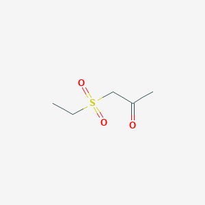 molecular formula C5H10O3S B3057930 Ethylsulfonylpropanone CAS No. 86453-13-6