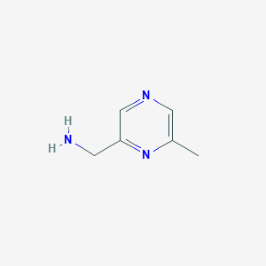 molecular formula C6H9N3 B3057961 (6-Methylpyrazin-2-YL)methanamine CAS No. 867007-99-6