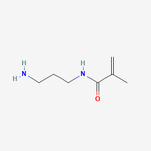 molecular formula C7H14N2O B3057966 N-(3-Aminopropyl)methacrylamide CAS No. 86742-39-4