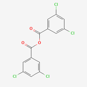 molecular formula C14H6Cl4O3 B3057973 3,5-Dichlorobenzoic anhydride CAS No. 86866-13-9